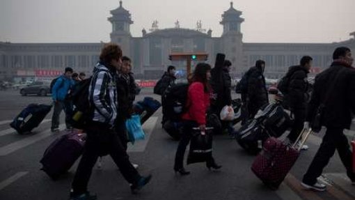 Maior migração humana do planeta arranca na China com Ano Novo Lunar