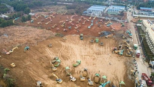 Vírus: Segundo hospital para infetados será construído em duas semanas em Wuhan, China