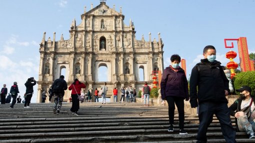 Vírus: Menos 73,6% de visitantes na semana do Ano Novo Chinês e centro histórico em Macau vazio