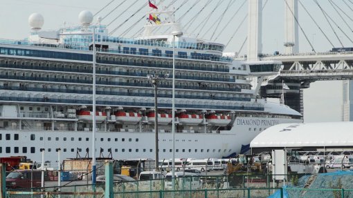 Virus: Infetados a bordo do navio &quot;Diamond Princess&quot; sobe para 174