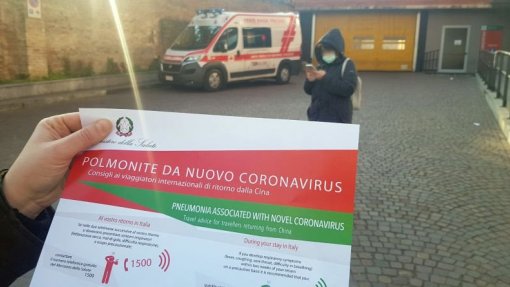 Covid-19: Confirmada primeira vítima mortal em Itália, a segunda na Europa