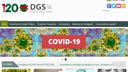 Covid-19: DGS lança microsite para esclarecer dúvidas sobre a doença