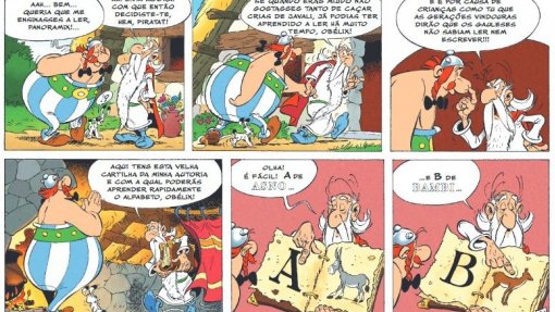 Revista gratuita do Astérix com histórias, jogos e atividades lançada em Portugal