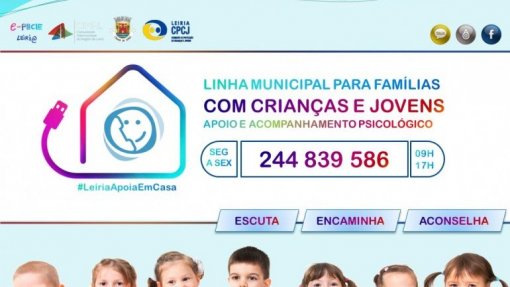 Covid-19: Câmara de Leiria cria linha de apoio psicológico a crianças e jovens