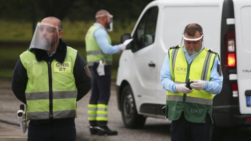 Covid-19: PSP e GNR têm 168 elementos infetados e 26 estão recuperados