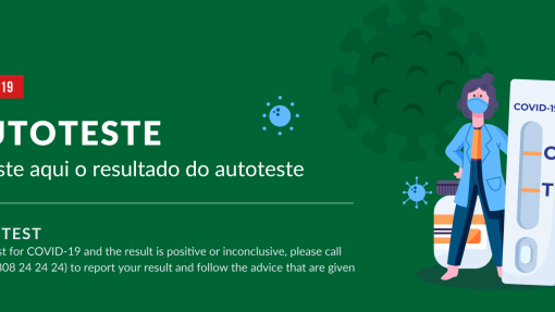 Todos os resultados de autotestes já podem ser comunicados na plataforma eletrónica