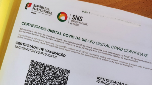 Covid-19: Certificado digital ou teste negativo obrigatório nos hotéis e alojamento local