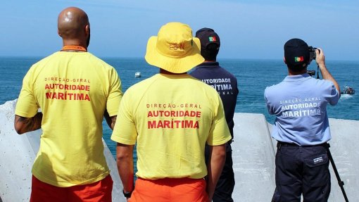 Ação da Autoridade Marítima sobre cuidados a ter na praia hoje na Figueira da Foz